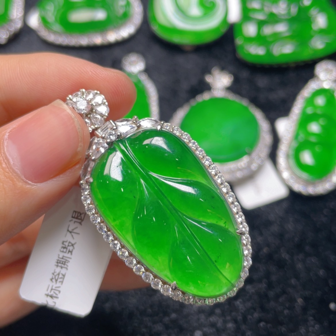 【闪购商品】翡翠吊坠银S925镶嵌