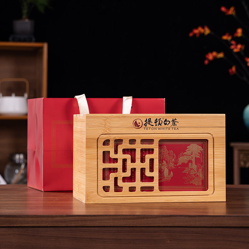 如沐春风-2023白牡丹400g/高档木盒装/福鼎白茶/花果香