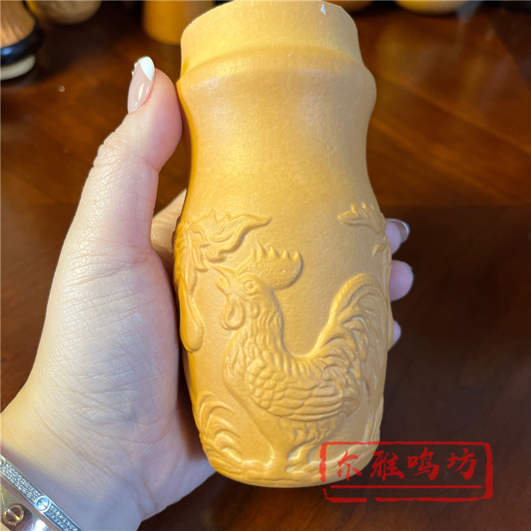 葫芦名家保定周匏器花模蝈蝈葫芦花模《农家院》叫罐文玩葫芦摆件