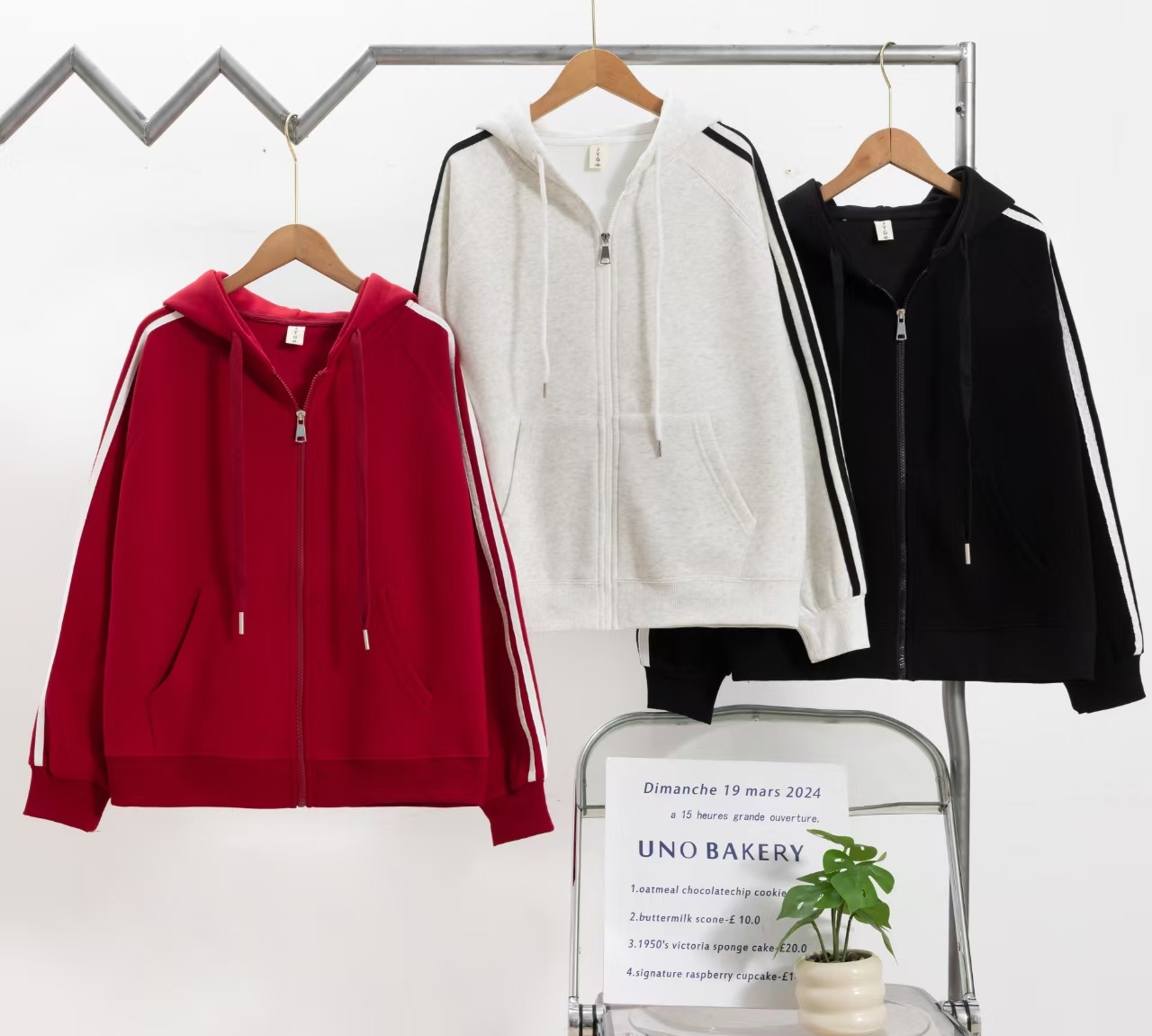 加绒Oversize秋冬休闲百搭连帽卫衣 简约宽松大版型慵懒风卫衣