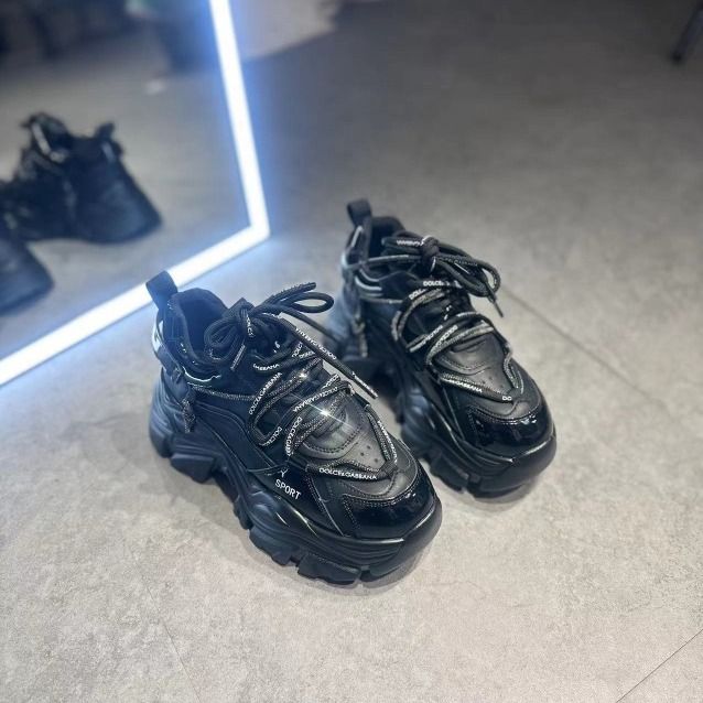 巨薇5015-11时尚百搭厚底松糕鞋老爹鞋女鞋小个子友好