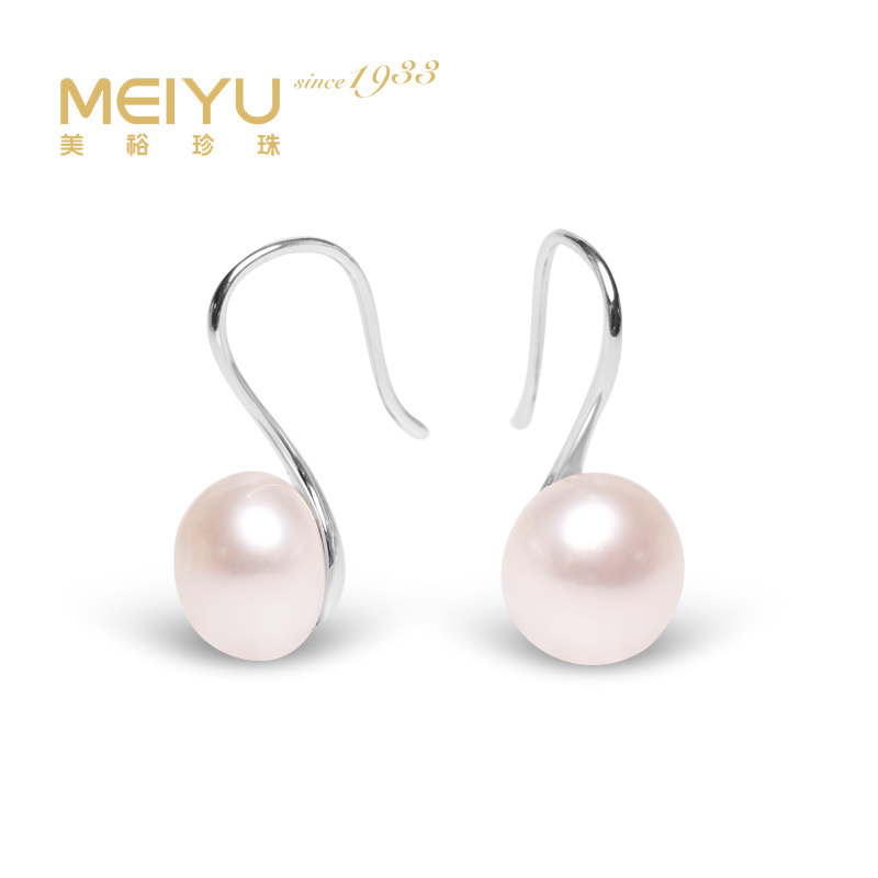 淡水珍珠耳钉9-10/10-11mm素款馒头珠耳钉高跟鞋款耳钉耳饰礼物