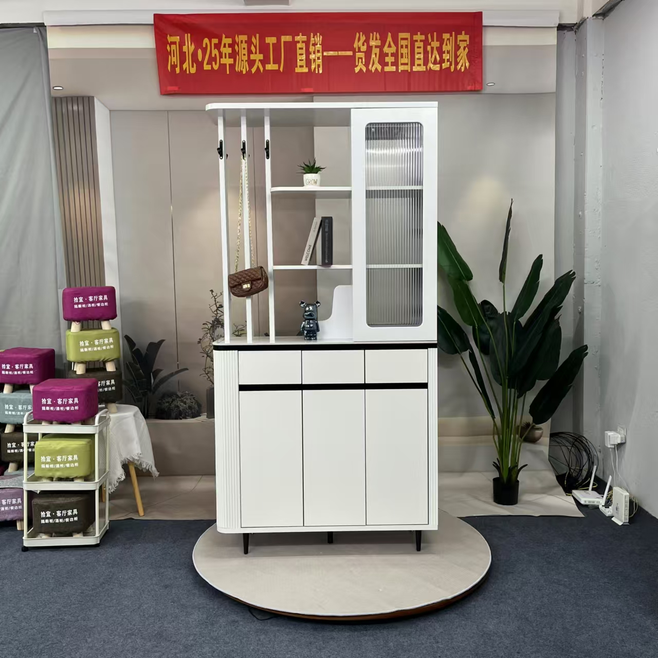 1米，1米2轻奢入户玄关柜隔断柜门厅鞋柜屏风柜