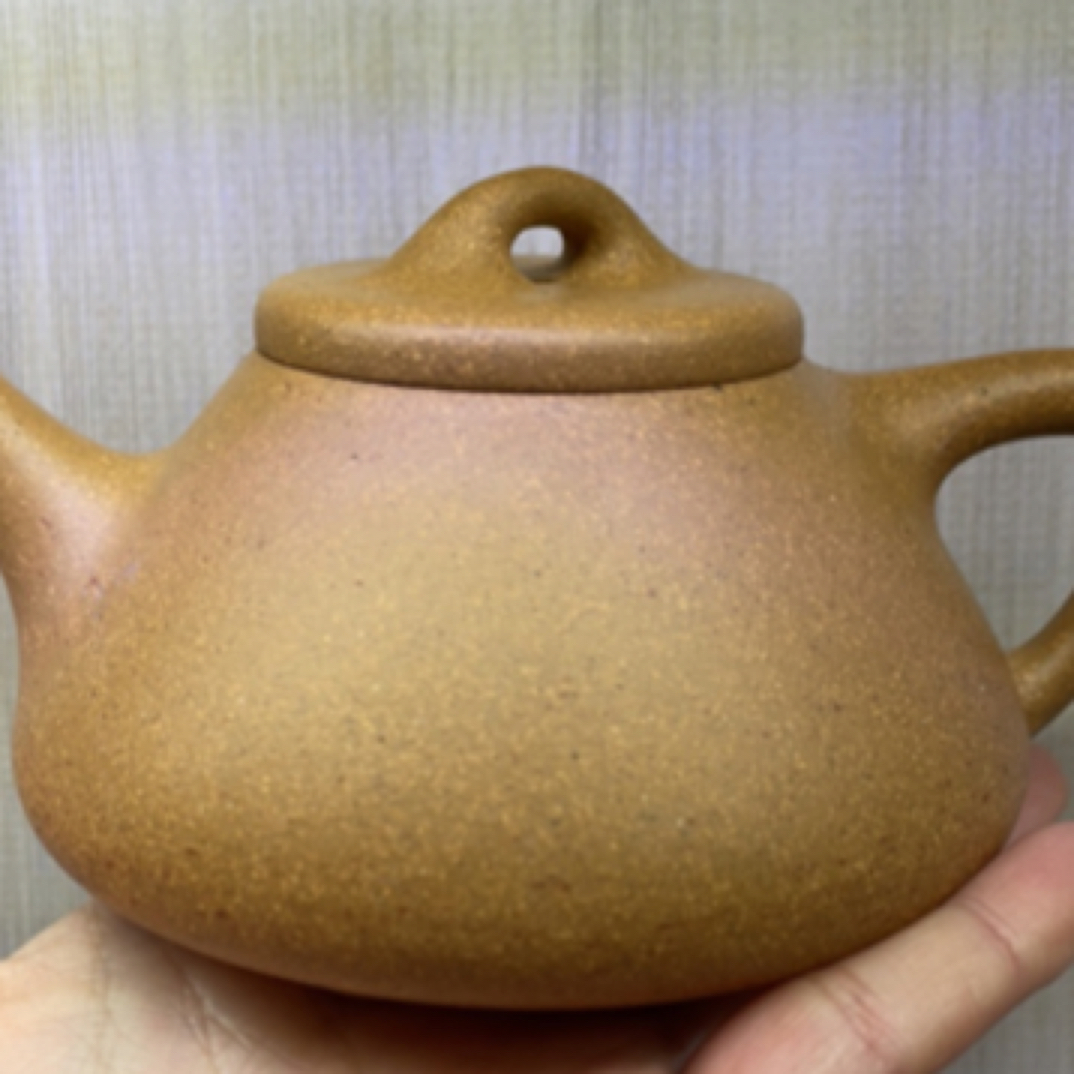 宜兴紫砂壶水壶泡茶壶子冶石瓢半手工制作黄金段泥茶具小容量泥壶