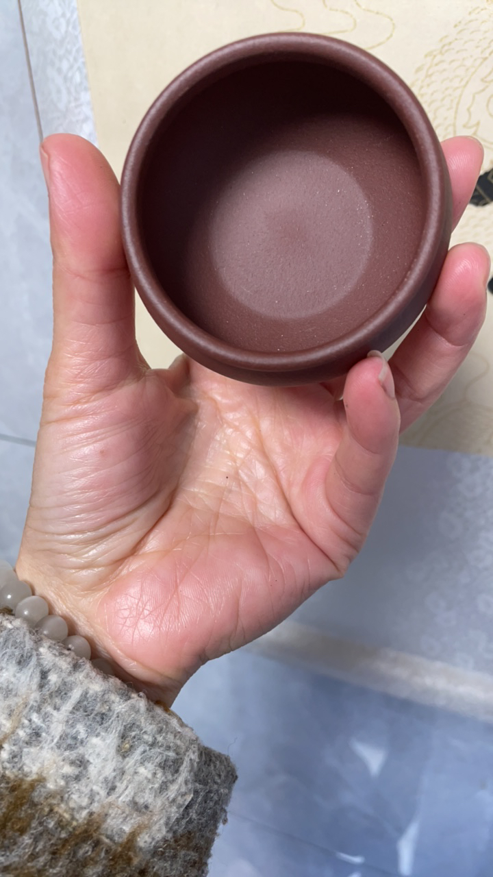 宜兴茶道紫砂茶杯小容量功夫茶具迷你矮主人杯2个起拍茶盏精美