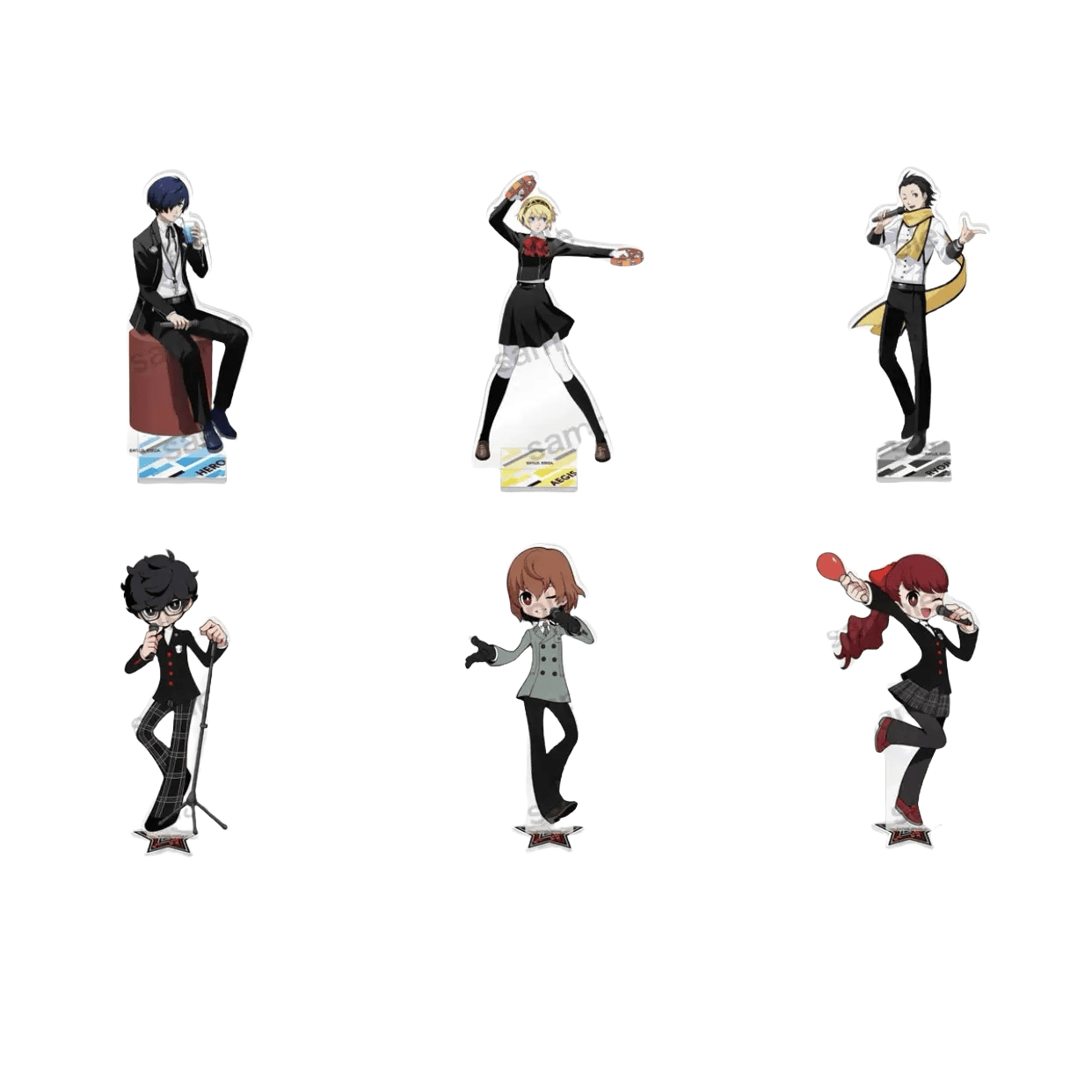 同人国现：【女神异闻录×招财猫】卡拉OK联动 亚克力立牌