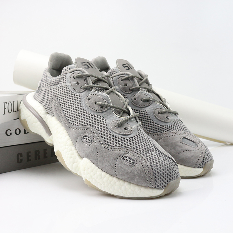 D162（运动码）男女款 复古网面低帮轻便爆米花缓震休闲运动鞋