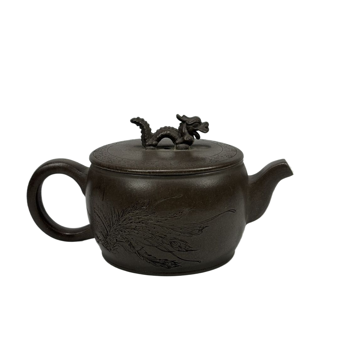 龙纹紫砂壶6076-