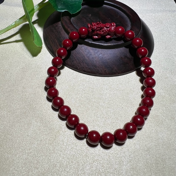 含辰砂工艺品含辰砂，工艺品手链手串佩戴貔貅卡6，饰品，时尚潮流