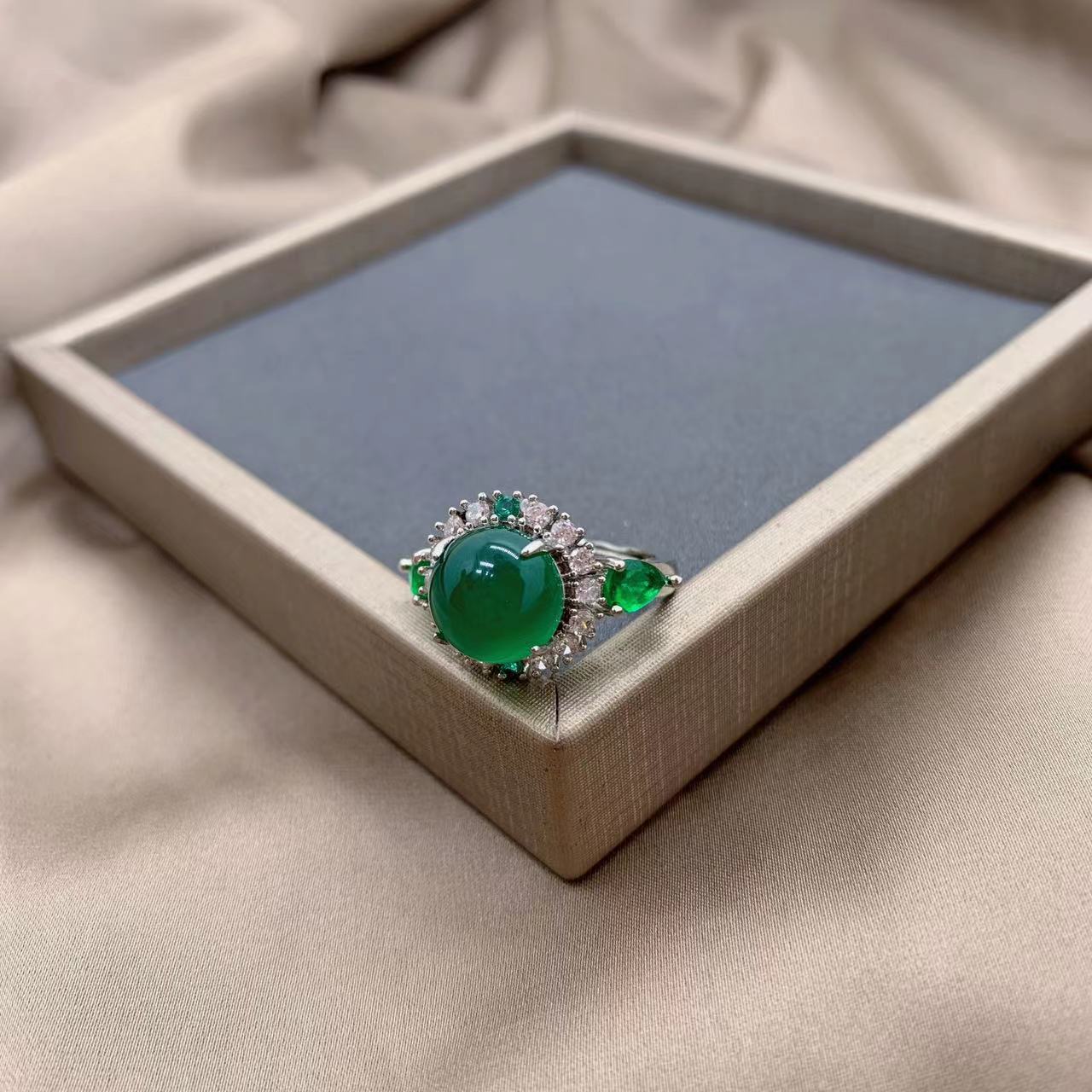 玉髓 【H133】时尚戒指气质百搭轻奢精美戒指