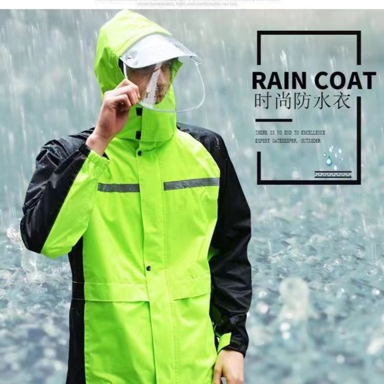 雨裤男款女款耐磨骑行双层透气防雨全身防暴雨电动车雨衣服雨披