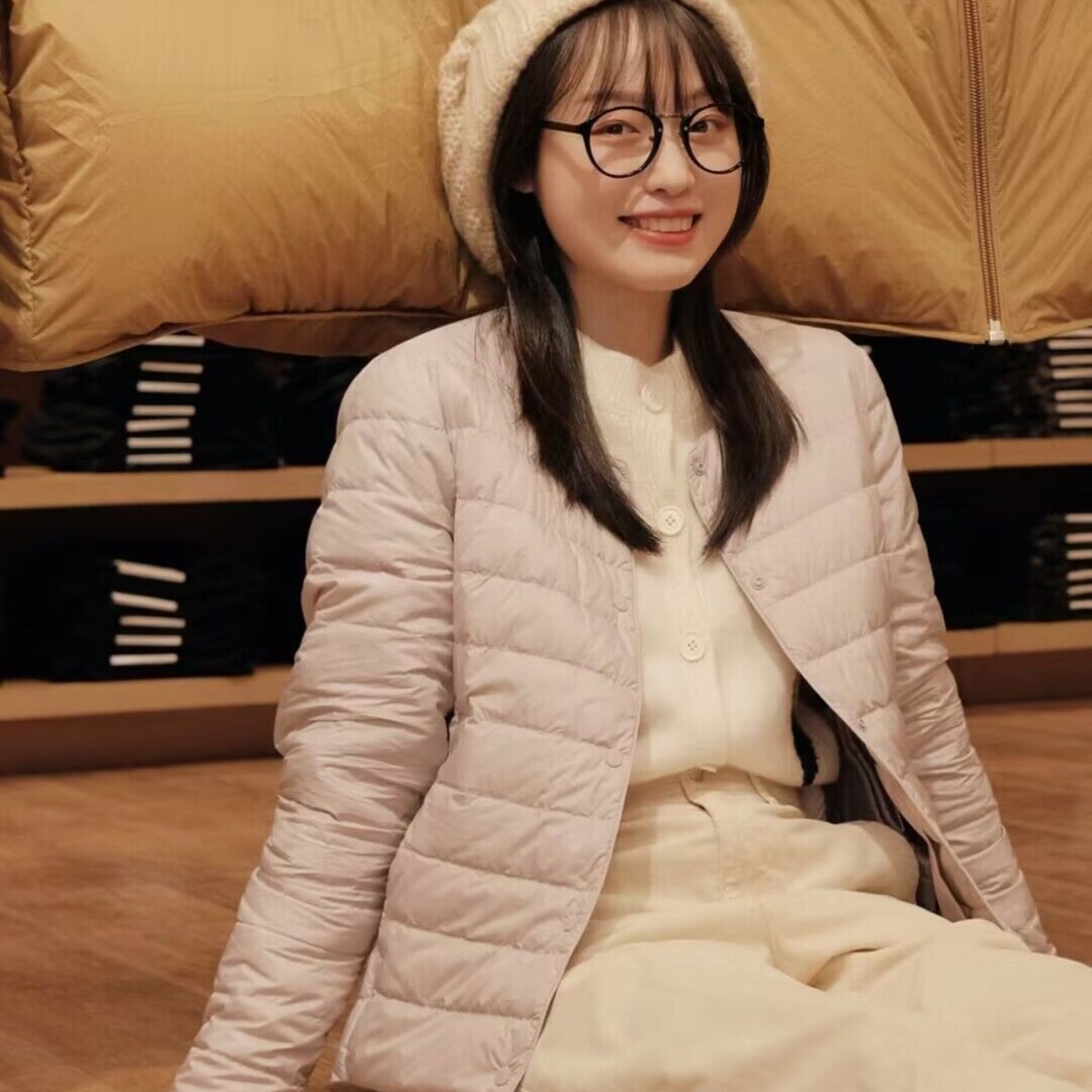 一衣穿三季！好穿不跑毛！保暖90白鸭绒轻薄羽绒服女短款内胆长袖