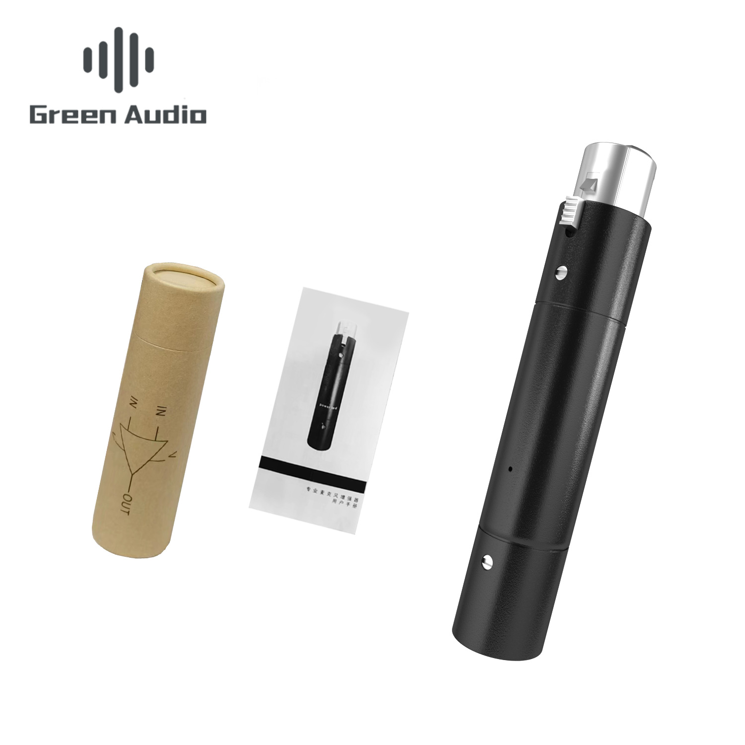 正品GreenAudio话放器真实增益无噪大增益高还原人声动圈话放器