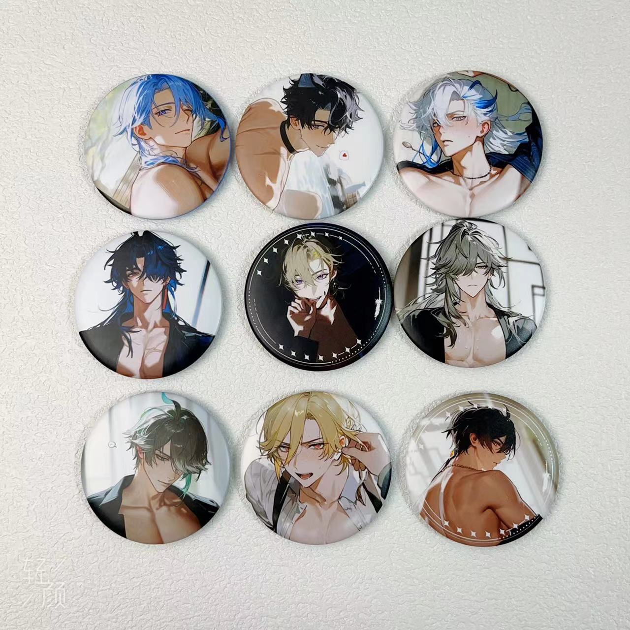 {吧唧徽章}新款同人魈钟离吧唧 自制胡桃芙宁娜徽章开学毕业礼物