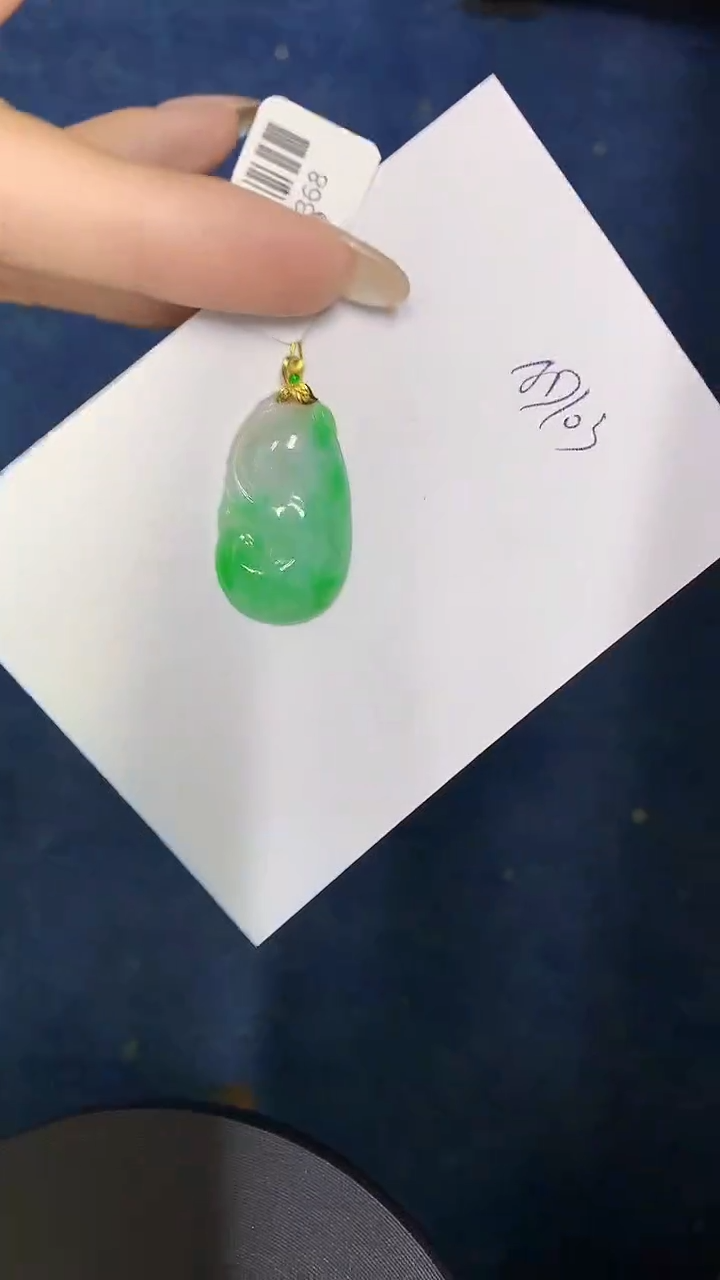【闪购商品】翡翠颈饰18K金镶嵌0000000000