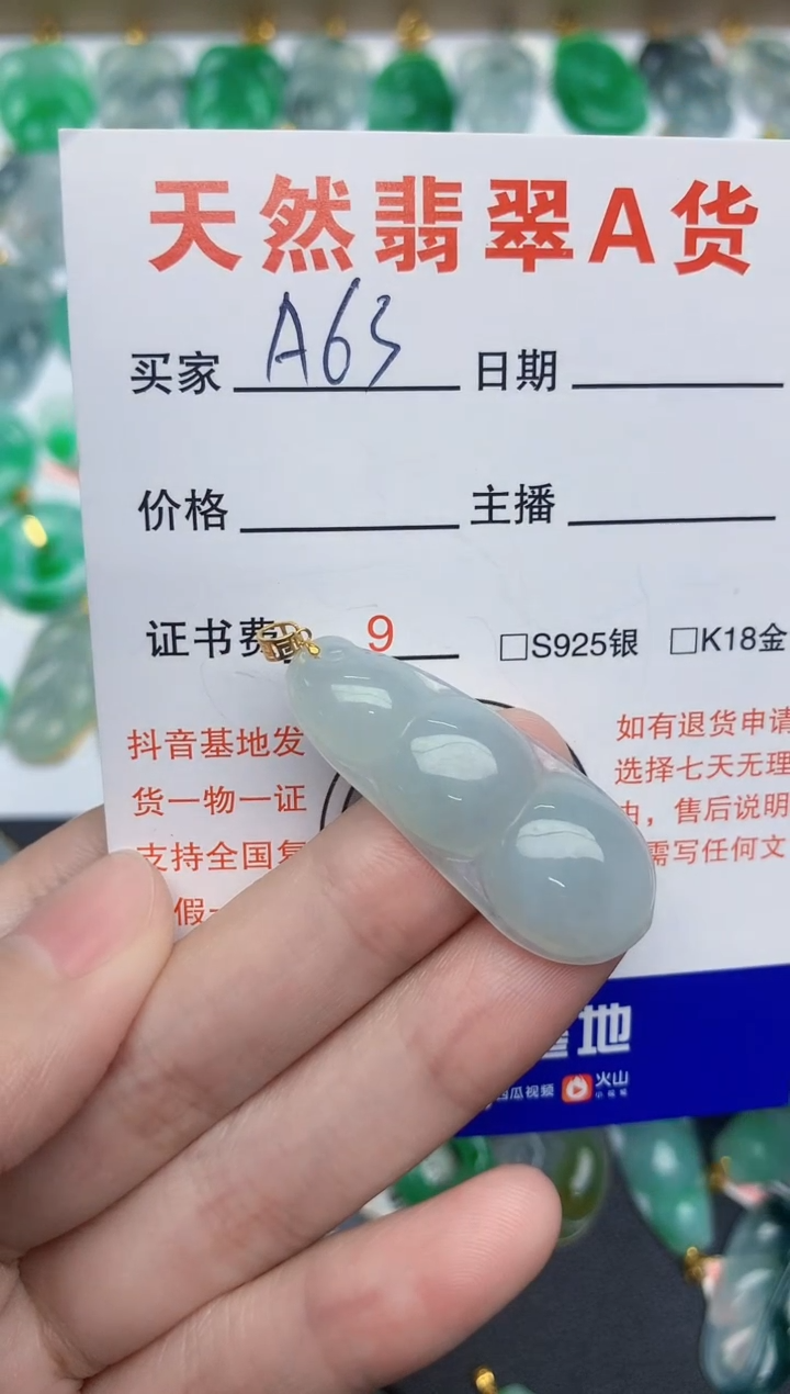 【闪购商品】翡翠颈饰18K金镶嵌1