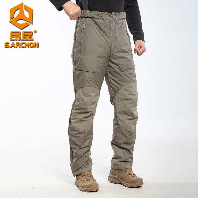 昂垦户外IX13升级版战术裤男防寒加厚保暖棉裤秋冬滑雪防风作训裤