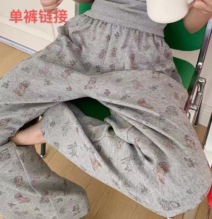 睡衣女生秋冬款简约时尚女生单条裤子对应编码-B048-B049