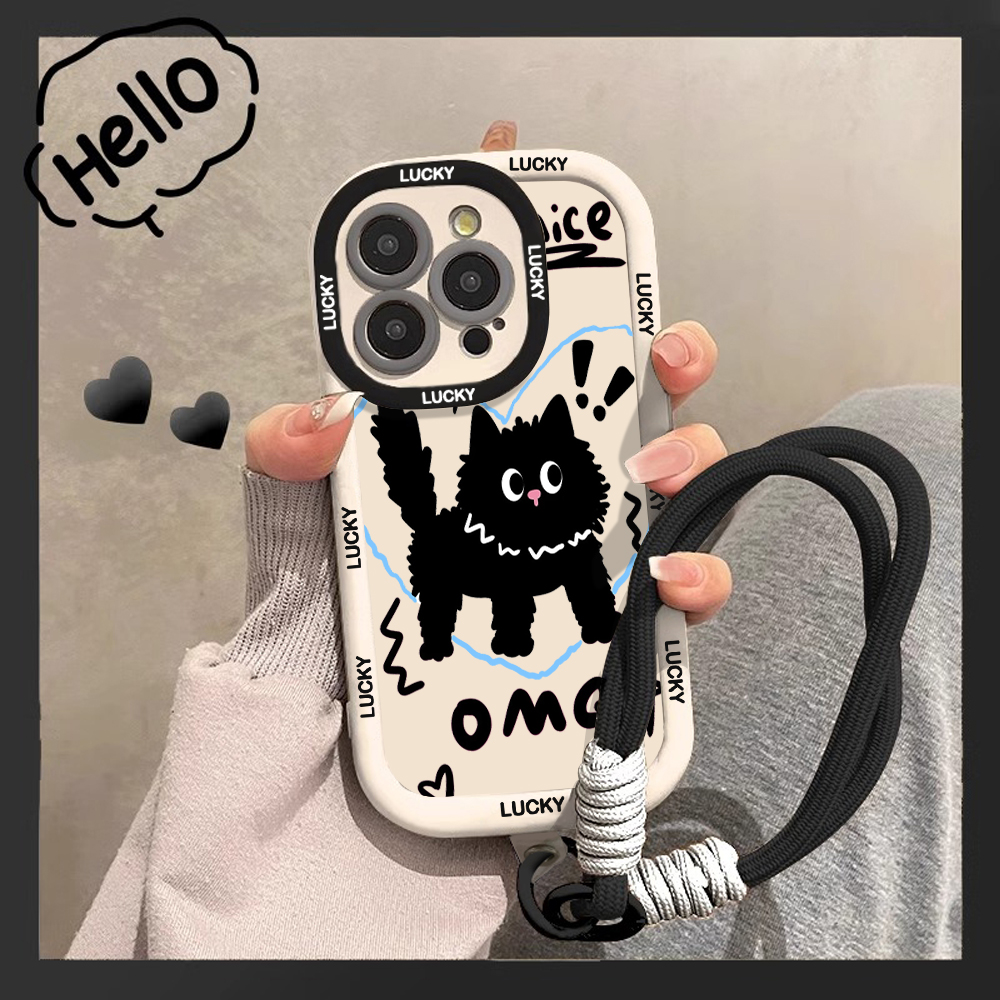 炸毛猫适用苹果iphone小米15/14/13promax防摔vivo华为oppo手机壳