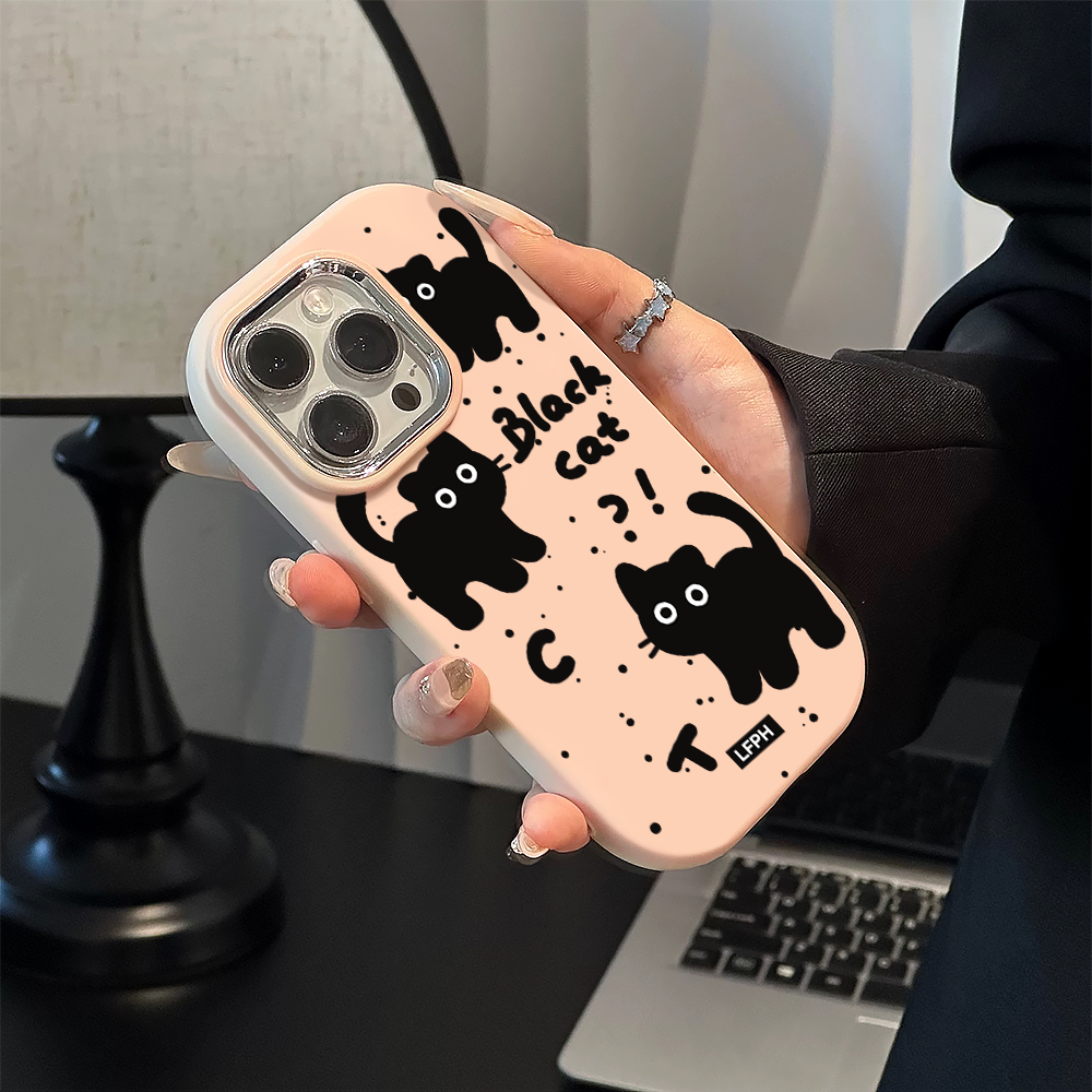 猫咪适用苹果iphone小米15/14/13promax防摔vivo华为oppo手机壳女