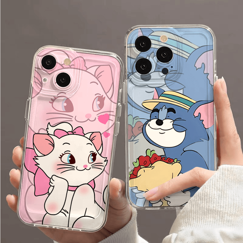 汤姆玛丽猫适用iphone15/14/13/苹果手机壳华为vivo小米轻薄