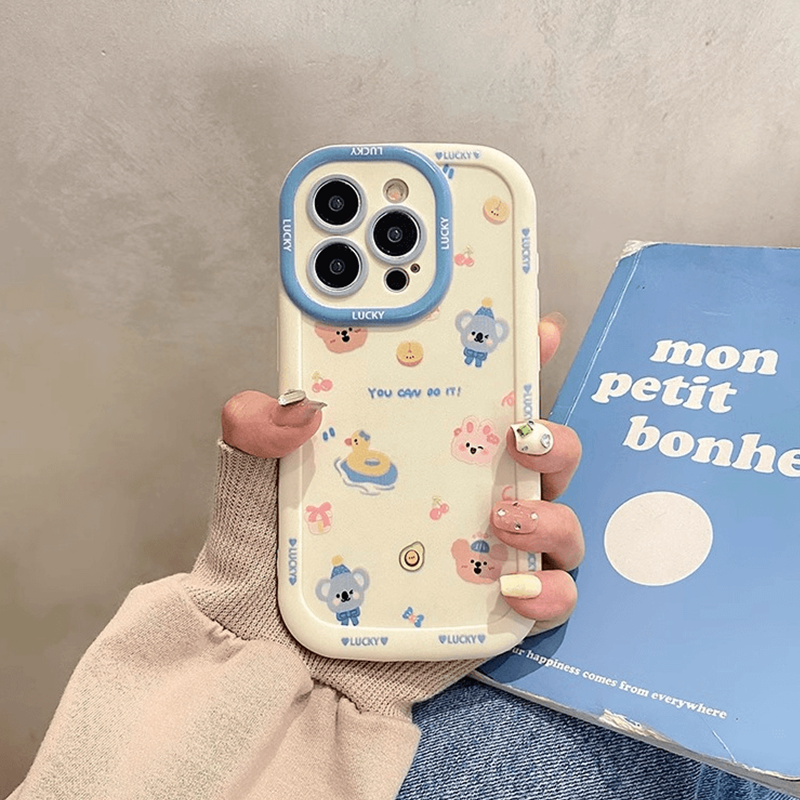 鸭子适用华为mate60苹果oppo小米15/14/13promax防摔vivo手机壳女