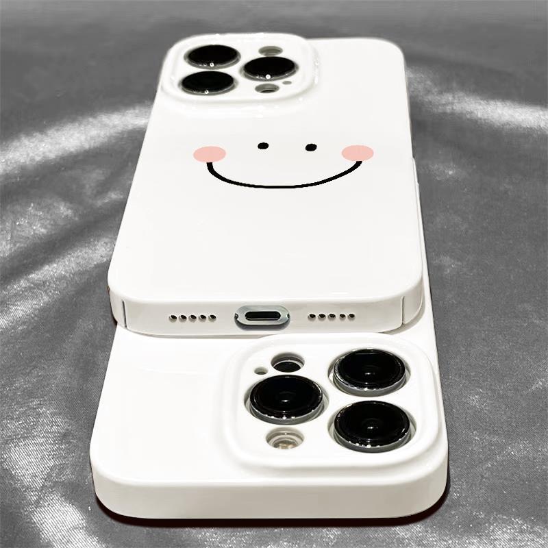 靓壳小众ins笑脸苹果vivo华为oppo小米手机壳14131211菲林硬壳手