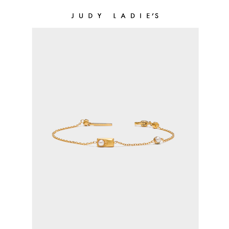 JUDY LADIE'S 钛钢手链 【法式轻奢】西娜手链 女拉丝磨砂小众原创