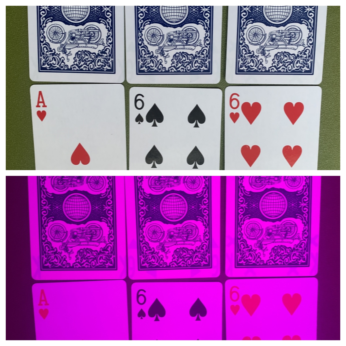姚技979新款科技魔术扑克看牌透视镜白光系列魔术牌工厂直销