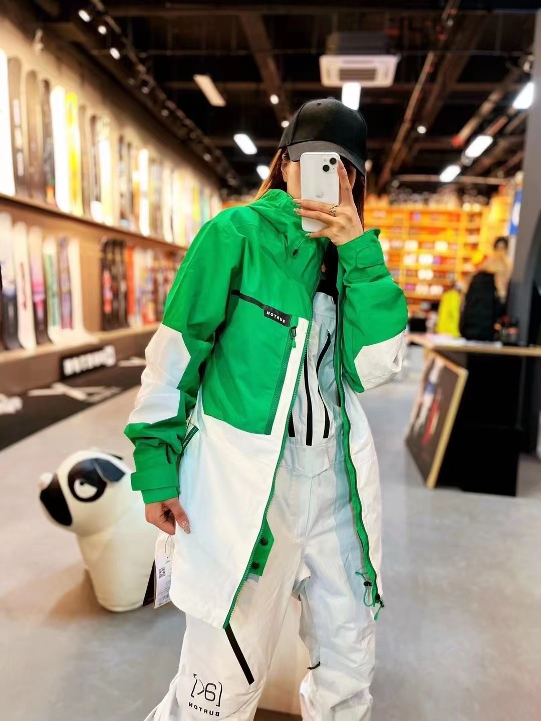 Burton 单板滑雪服 绿色上衣特价男女款