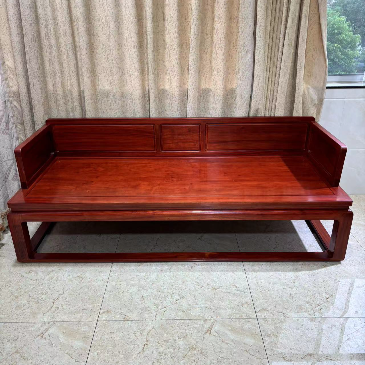 罗汉床实木沙发床红木中式花梨木仿古多功能简约禅意床榻