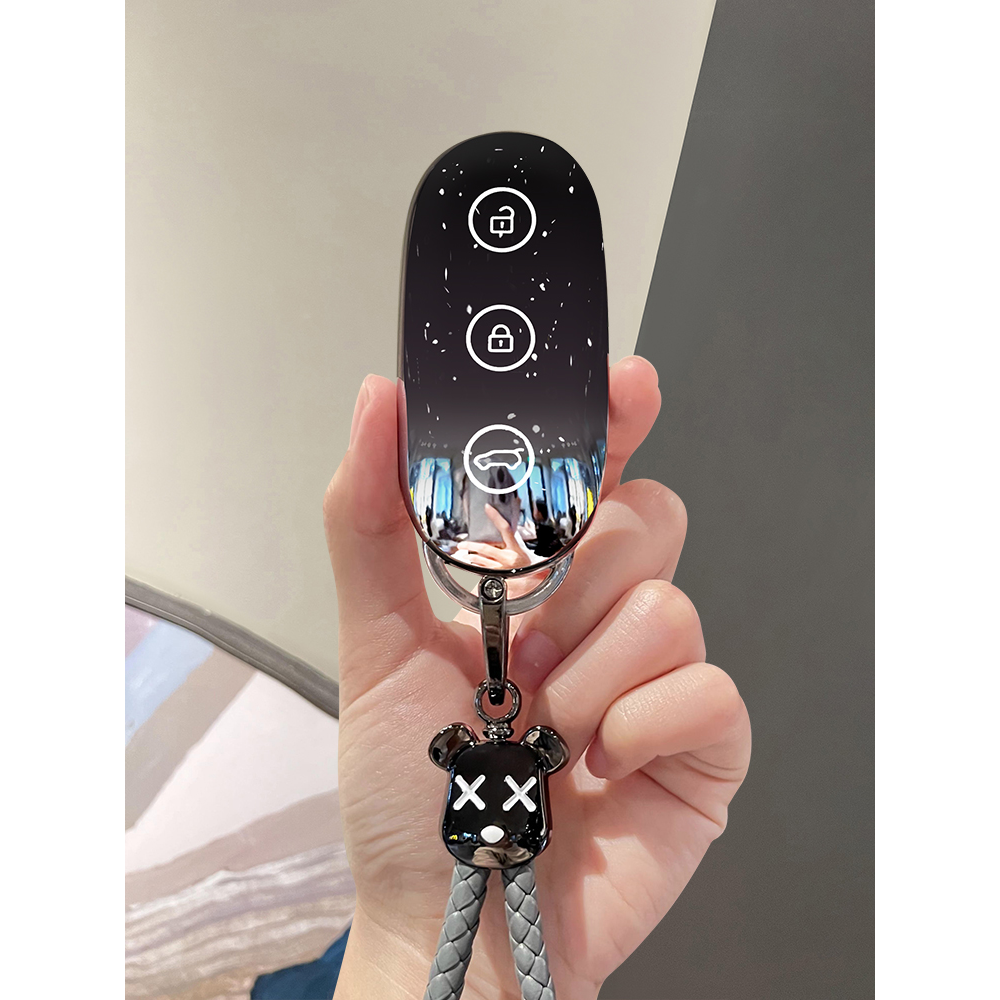 专用理想L9钥匙套L8汽车2024款L7男L6理想one女锁匙扣壳新款mega