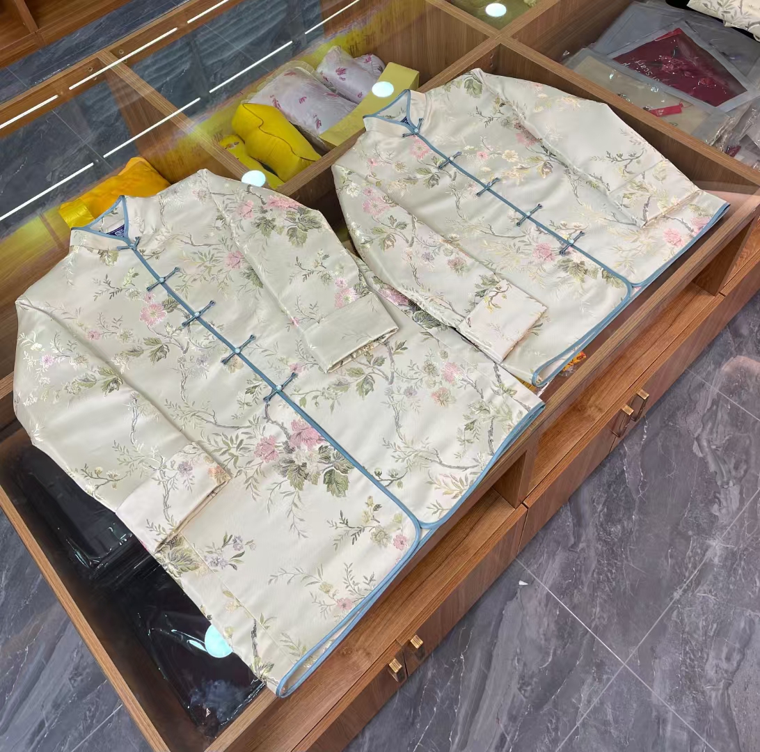 宋锦女士七件套套装全套的