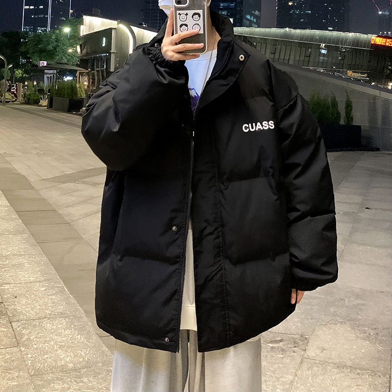 鸭鸭羽绒羽绒服棉袄子男士秋冬季款加绒加厚男生新款面包服情侣棉