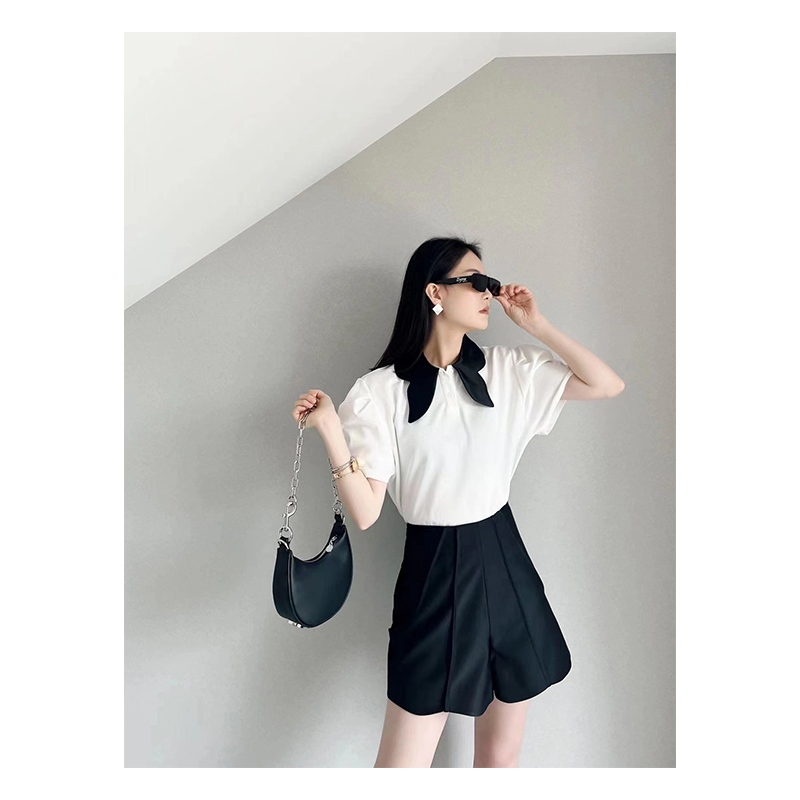 深圳南油小众设计师百搭夏季短袖集合链接59