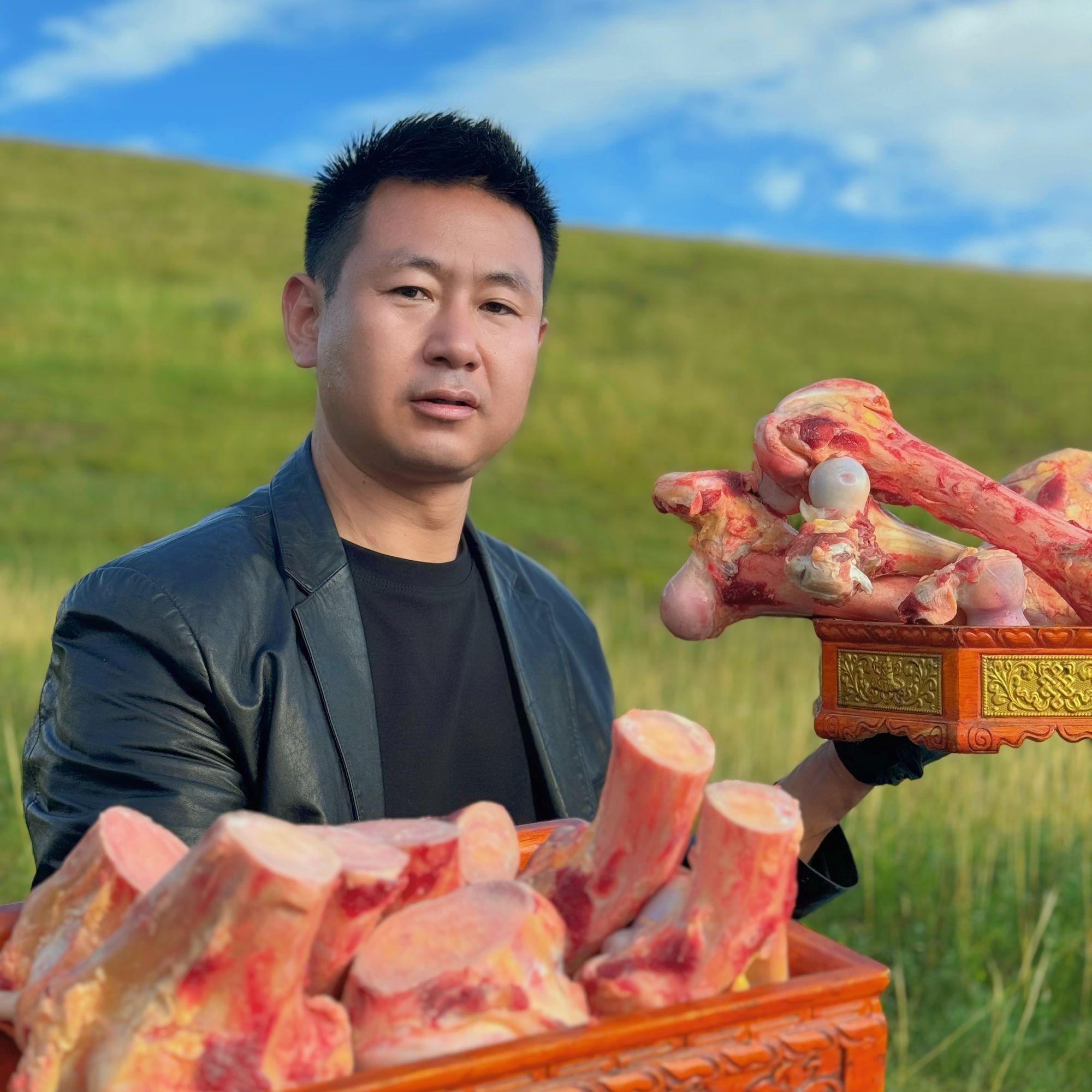 藏地九哥【牛棒子骨5斤装】青藏高原草膘牦牛肉棒子骨 肉质紧实
