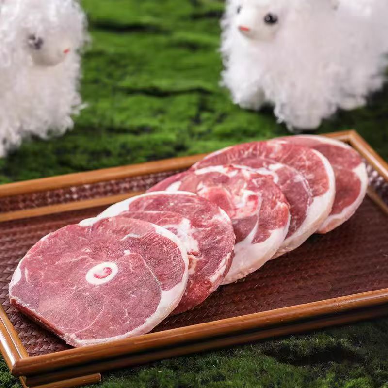 羊主题盐池滩羊后腿切片