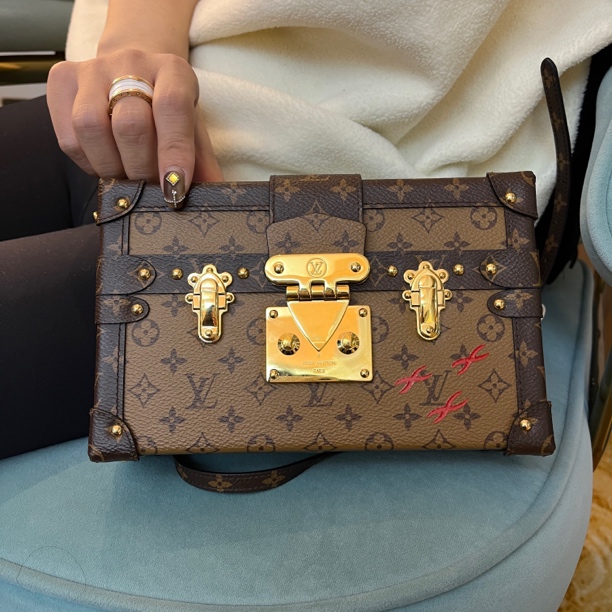 95新  杭州包展/LV路易威登 硬盒子包/成色直播间为准