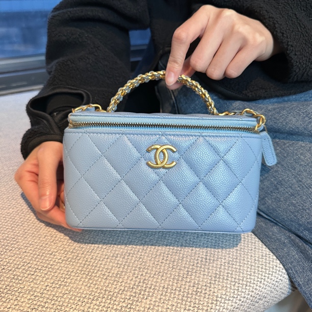 95新  苏州包展/Chanel香奈儿 手柄长盒子包/成色直播间为准