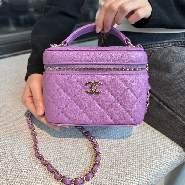 95新  苏州包展/Chanel香奈儿 手提化妆包/成色直播间为准