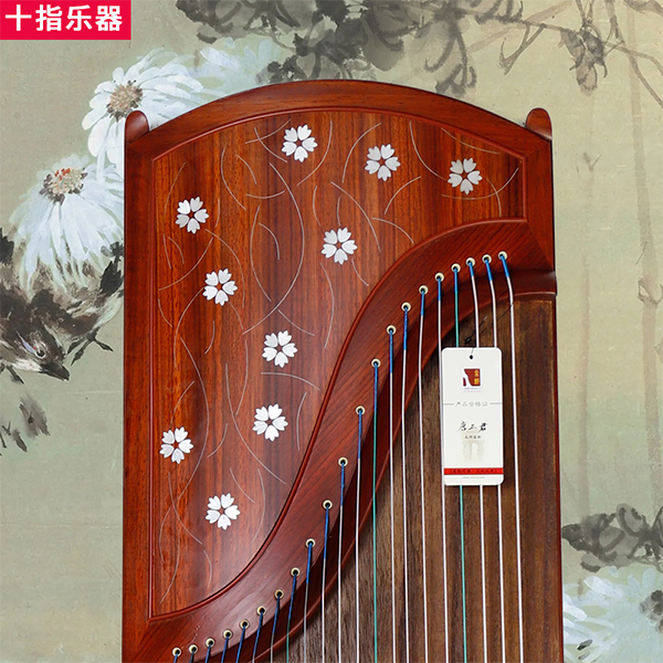 鼎韵古筝902LB落花缤纷初级考级演奏古筝琴通用