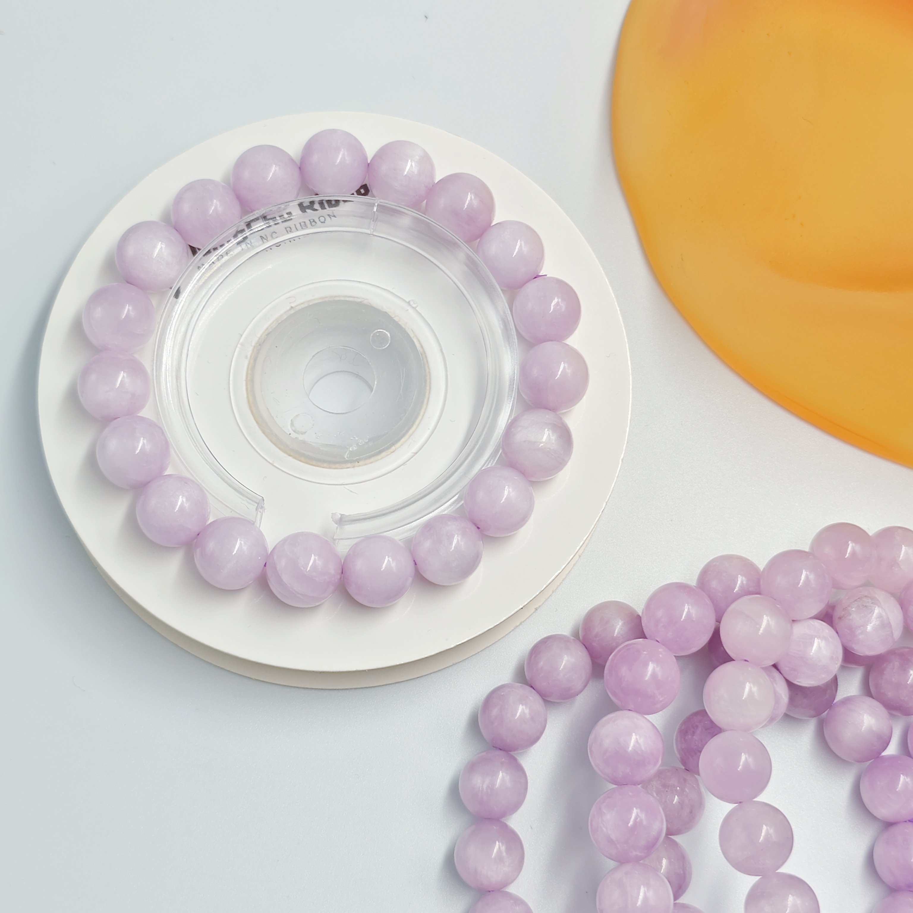 【夜宴】天然紫锂辉锂辉石散珠diy一手围多样性发一珠串