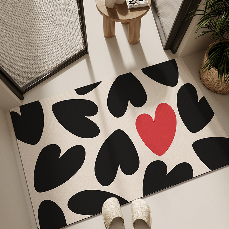 可爱卡通硅藻泥浴室吸水地垫毯卫生间家用厕所门口洗手台防滑脚垫