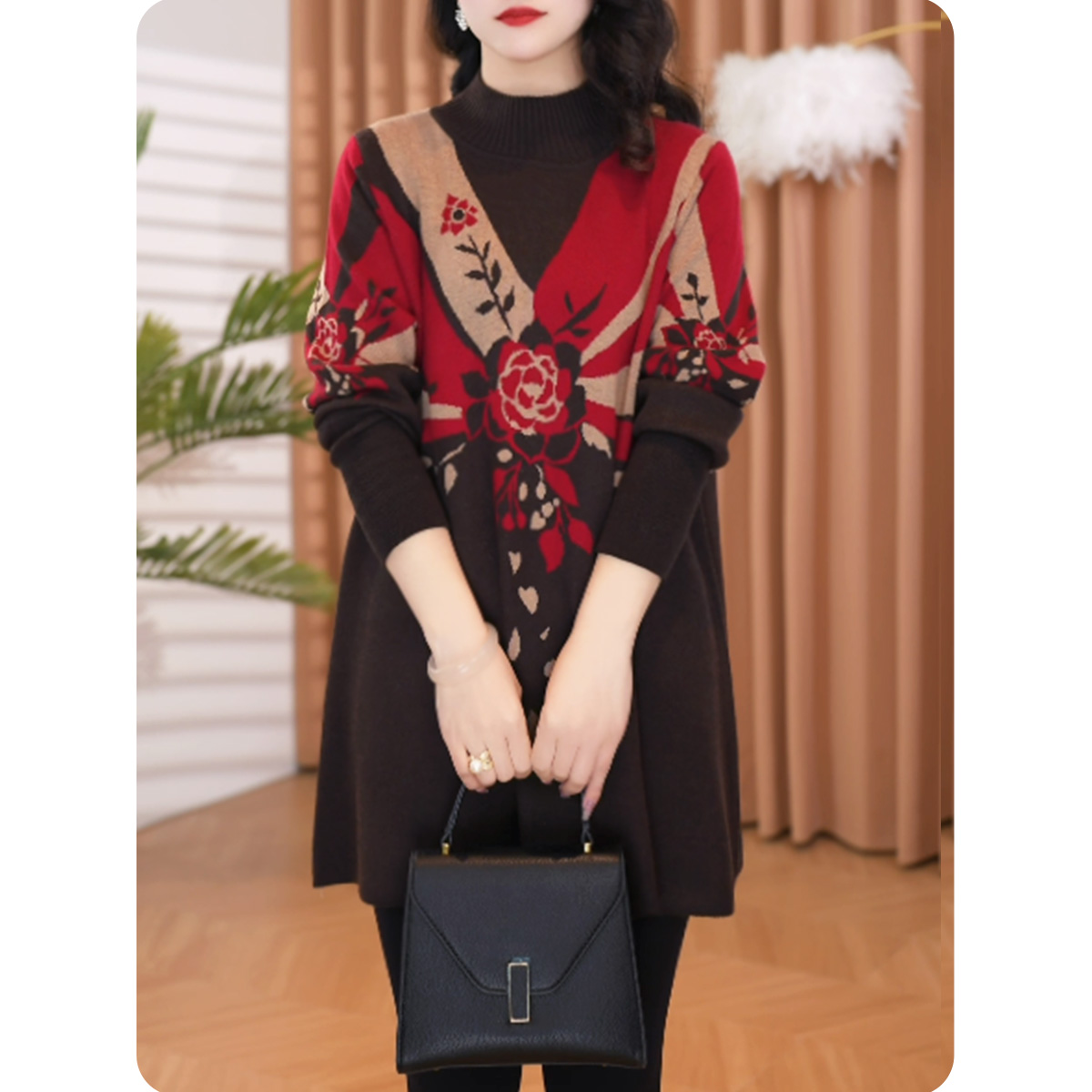 [DTS4]花彰新款时髦女士毛衫上衣显瘦女装4S02254259