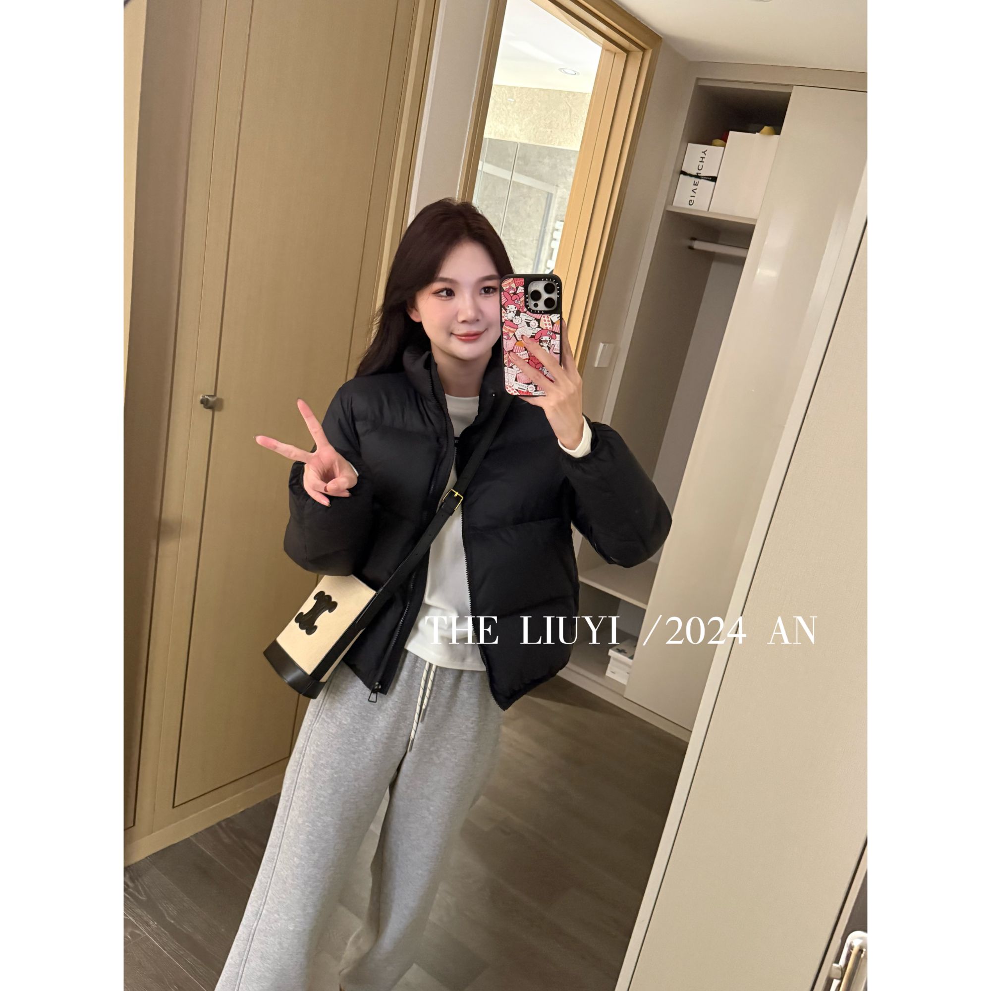 【LIUYI】肯豆羽绒～90白鸭绒新国标立领羽绒服410154