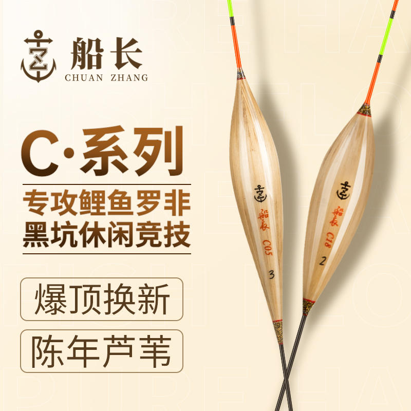 船长120芦苇浮漂一支（A/B/C系列型号随机）