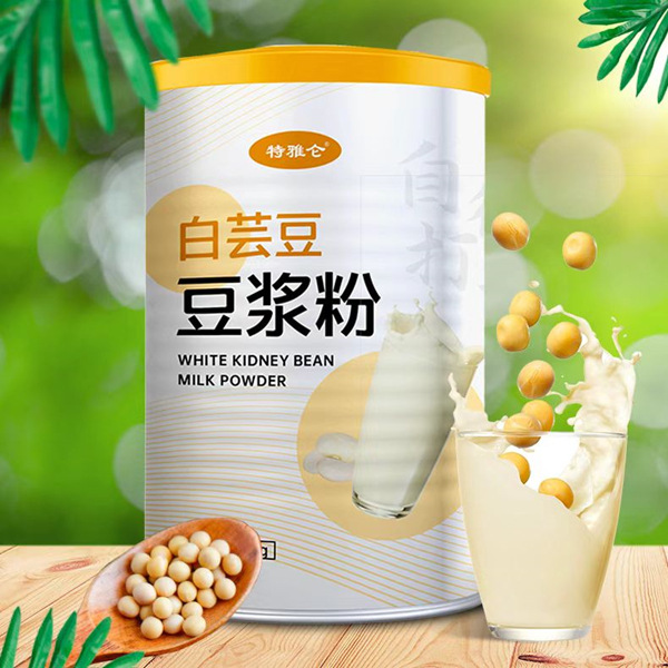 无蔗糖白芸豆豆浆粉高蛋白低脂肪代餐营养醇香大豆500g/罐