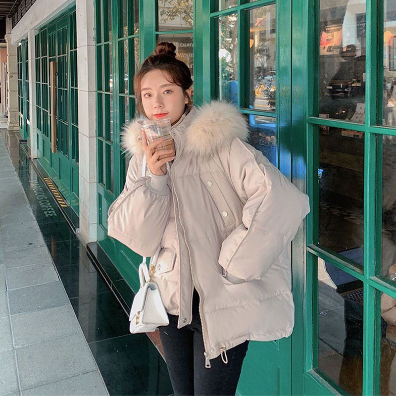 女冬装2023年新款韩版宽松加厚ins学生羽绒服冬季外