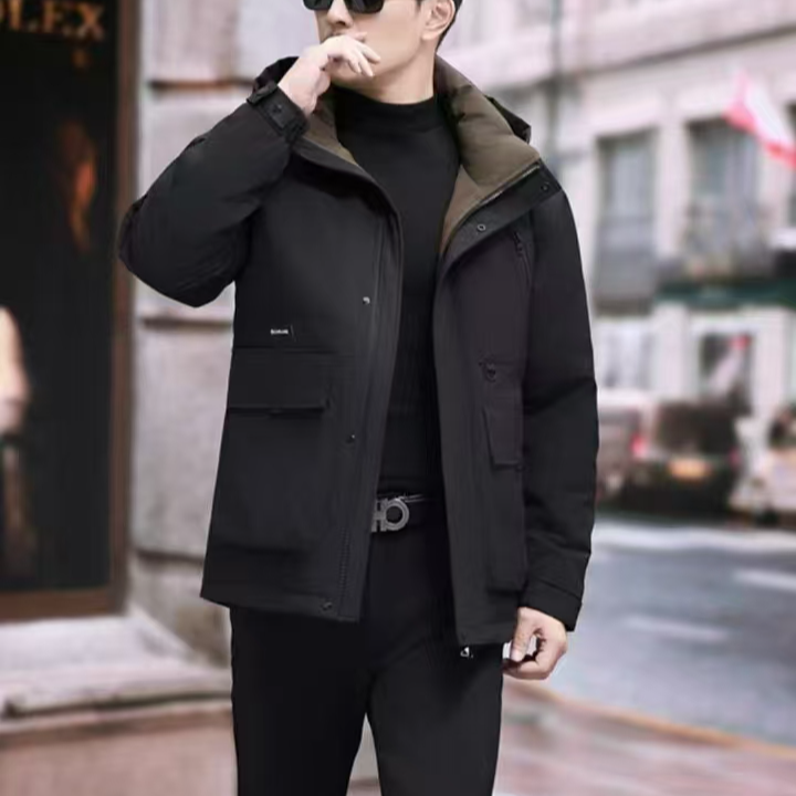 8801高定秋冬厚款保暖百搭休闲外套