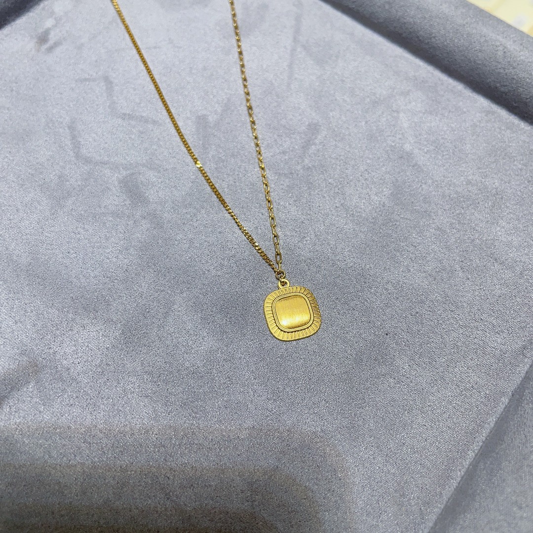 足金999 5G 精品 小面包流金岁月套链-金金专属